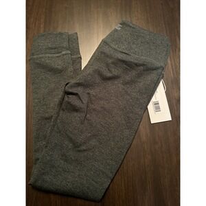 Calme Ease Space Dye High Waist Leggings XS Heather Grey 068521-O NWT
